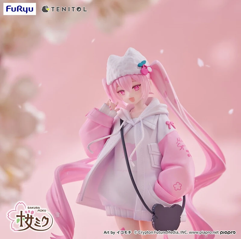 Hatsune Miku - Sakura Miku TENITOL Figure (Cool Style & Petit Ver.)