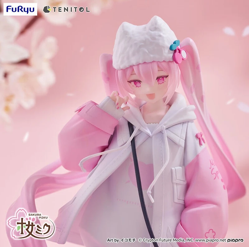 Hatsune Miku - Sakura Miku TENITOL Figure (Cool Style & Petit Ver.)