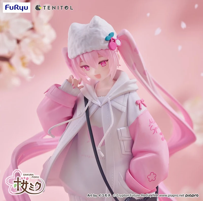 Hatsune Miku - Sakura Miku TENITOL Figure (Cool Style & Petit Ver.)
