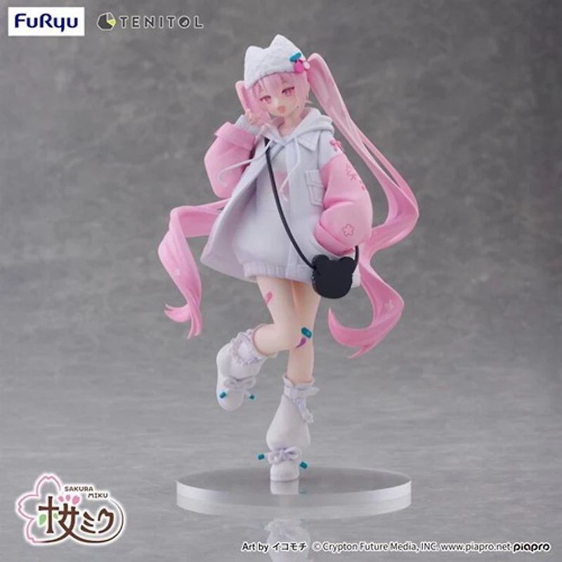 Hatsune Miku - Sakura Miku TENITOL Figure (Cool Style & Petit Ver.)