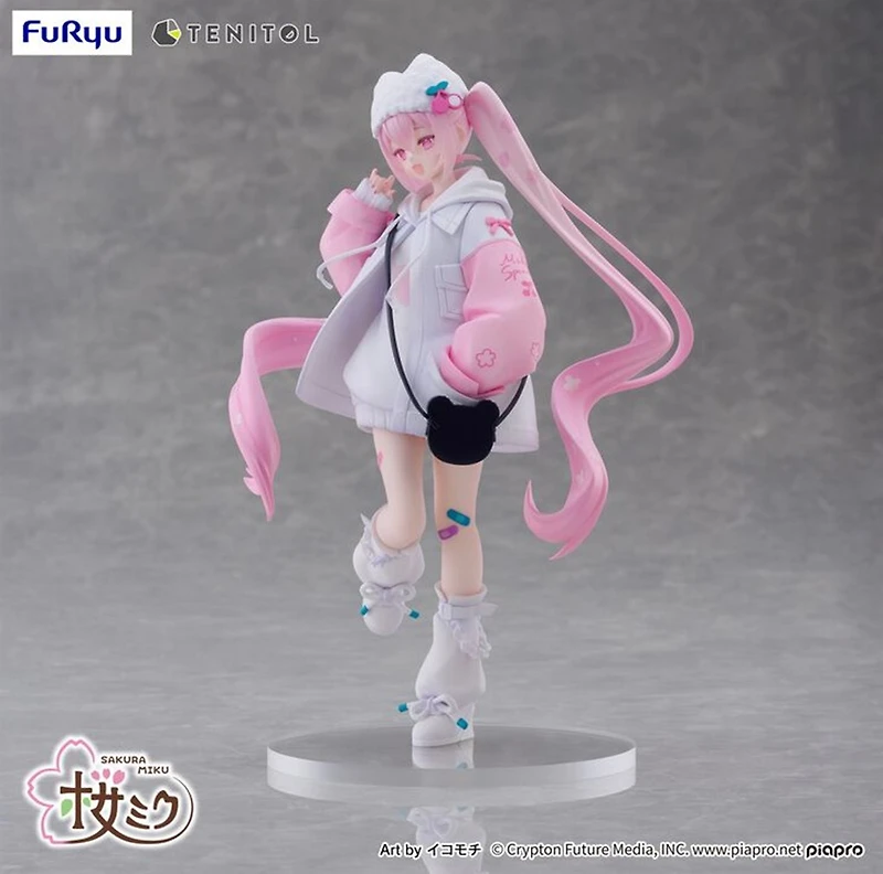 Hatsune Miku - Sakura Miku TENITOL Figure (Cool Style & Petit Ver.)
