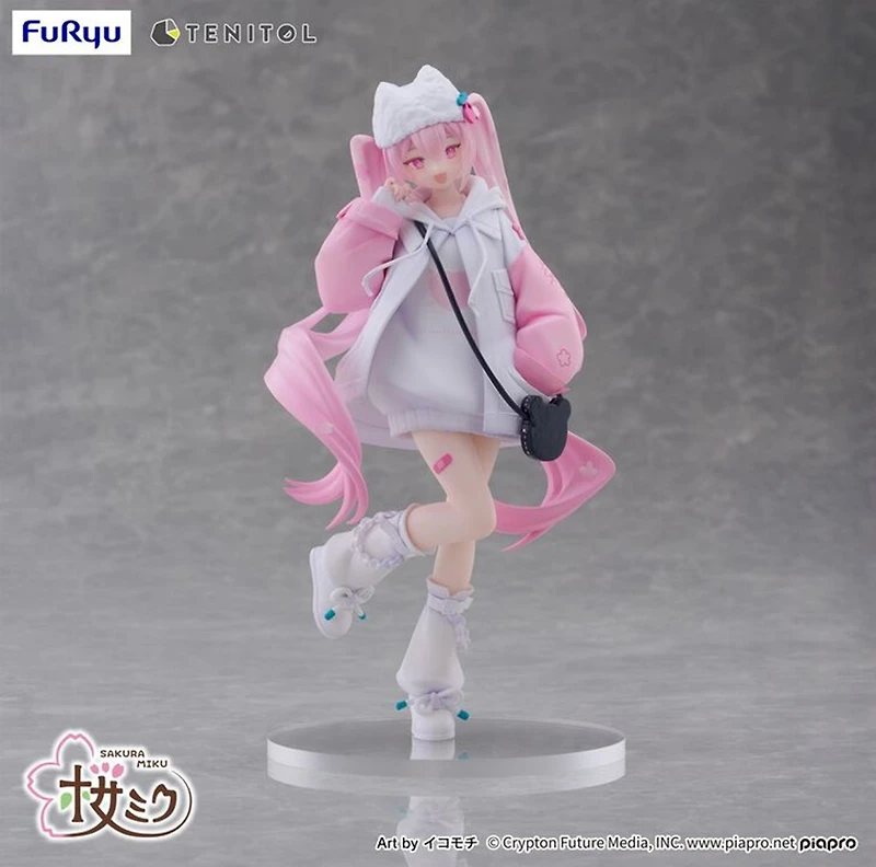 Hatsune Miku - Sakura Miku TENITOL Figure (Cool Style & Petit Ver.)