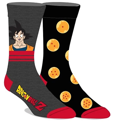 Dragon Ball Z Goku 2-Pack Socks