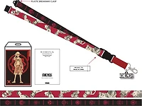 Lanière imprimée One Piece avec porte-cartes