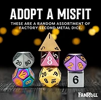 Dice: 2x 7 pc: 10 mm: Mystery Misfit Mini 2 Set Pack 