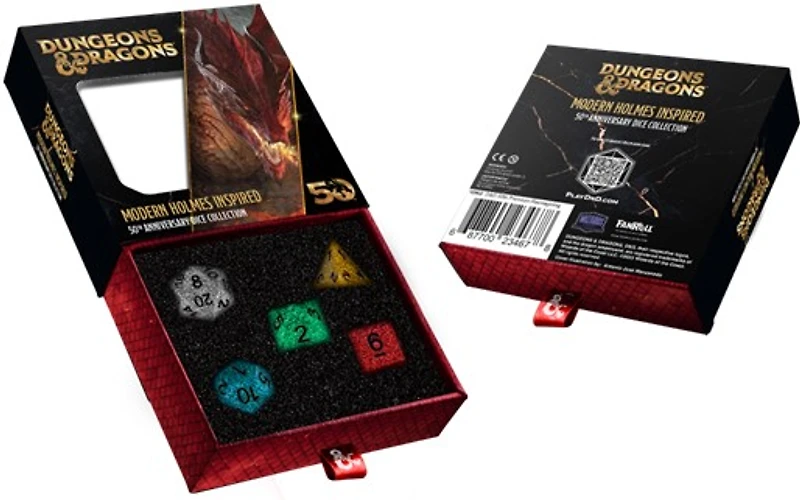 Dice: Dungeons & Dragons: 50th Anniversary: Modern Holmes Inspired Set 