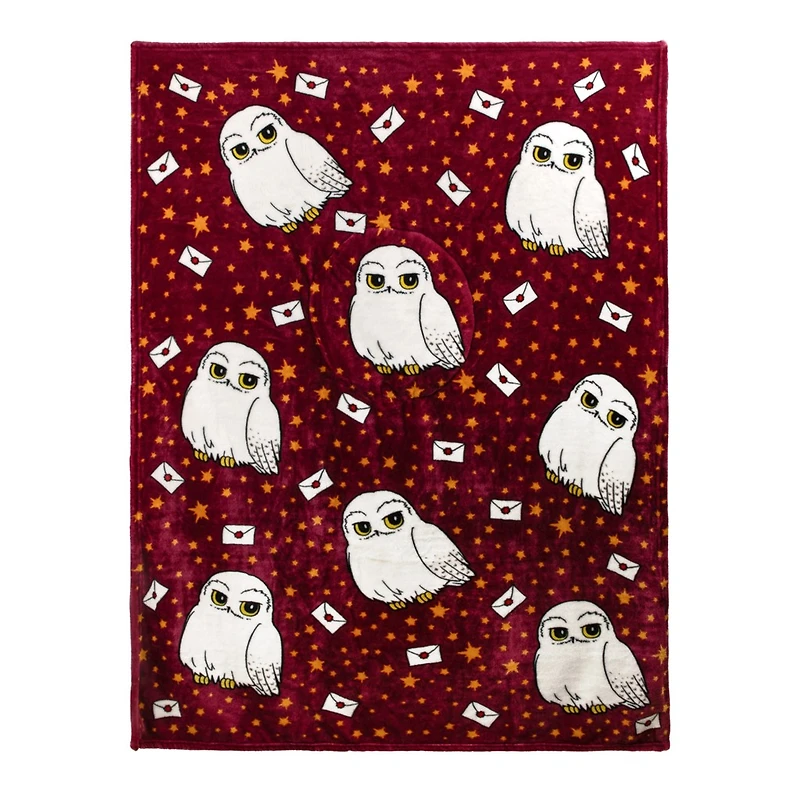Ensemble coussin et couverture Hedwige