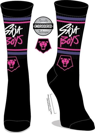 KPOP Demon Hunter Saja Boys Logo Embroidered Socks