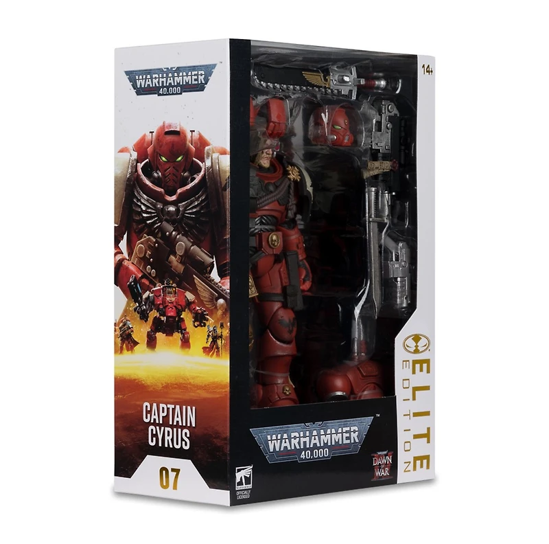 Warhammer 40,000 Captain Cyrus (Dawn of War 4) 7-Inch Deluxe Action Figure  McFarlane Elite Edition #7