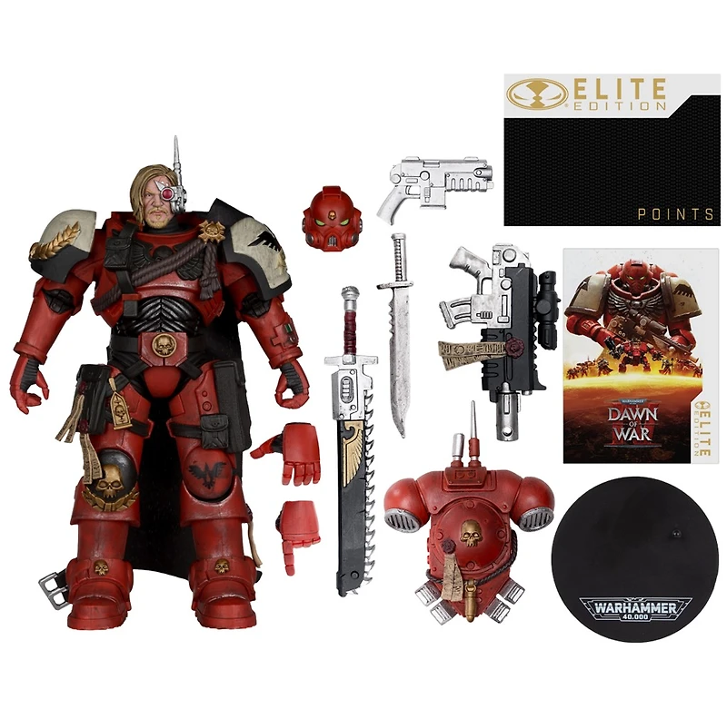Warhammer 40,000 Captain Cyrus (Dawn of War 4) 7-Inch Deluxe Action Figure  McFarlane Elite Edition #7