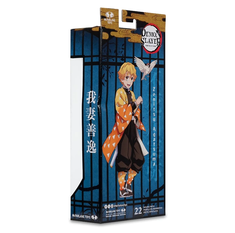 Demon Slayer Zenitsu Agatsuma with Chuntaro 7-Inch Action Figure