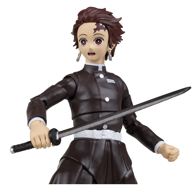 Demon Slayer Tanjiro Kamado (Demon Slayer Corps Uniform) 7-Inch Action Figure McFarlane Toys (Red Platinum Edition)