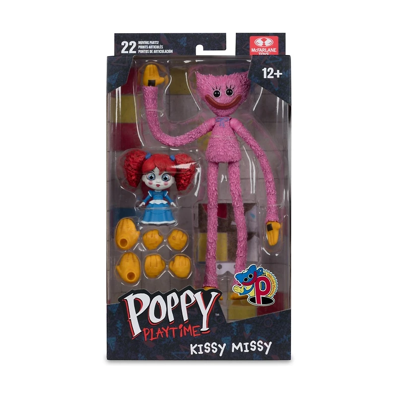Poppy Playtime Kissy Missy (With Poppy) 7-Inch Action Figure