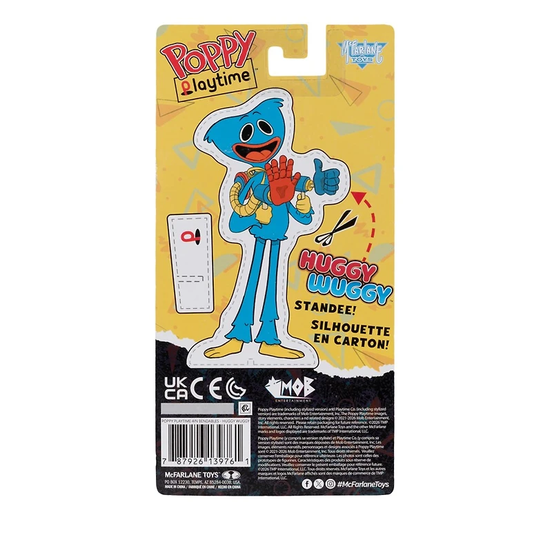 Poppy Playtime Huggy Wuggy 4.5-Inch Bendable Figure
