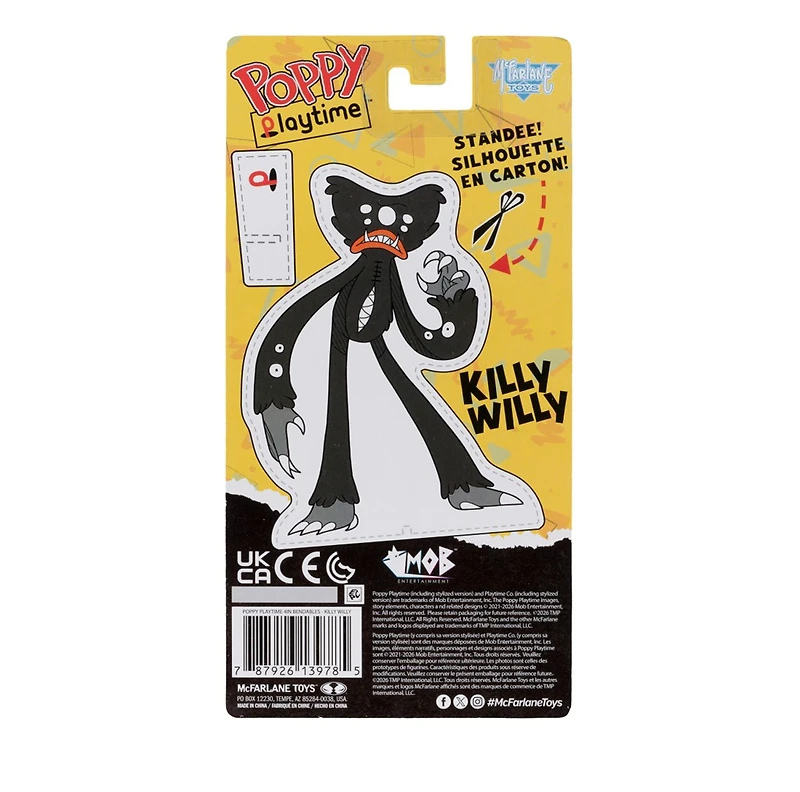 Poppy Playtime Killy Willy 4.5-Inch Bendable Figure