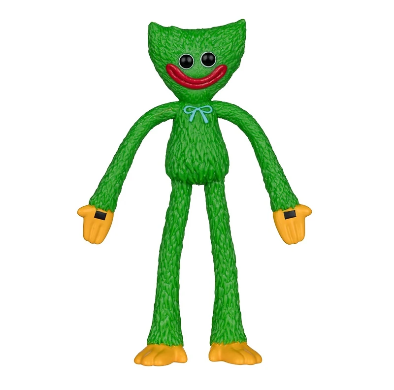 Poppy Playtime Green Huggy Wuggy 4.5-Inch Bendable Figure