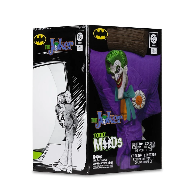 DC Direct The Joker Limited Edition Collector Vinyl (Todd's Mods) 4.5-Inch Scale Posed Figure