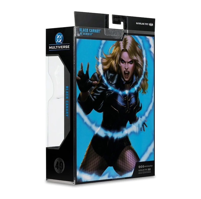 DC Multiverse Black Canary (DC Rebirth) 7-Inch Action Figure McFarlane Collector Edition #54