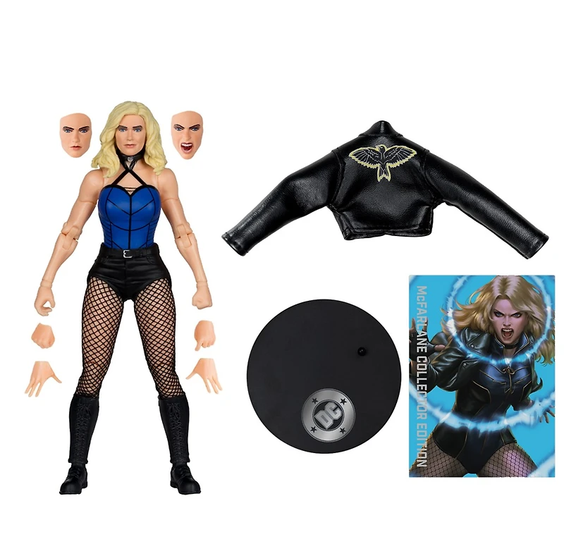 DC Multiverse Black Canary (DC Rebirth) 7-Inch Action Figure McFarlane Collector Edition #54