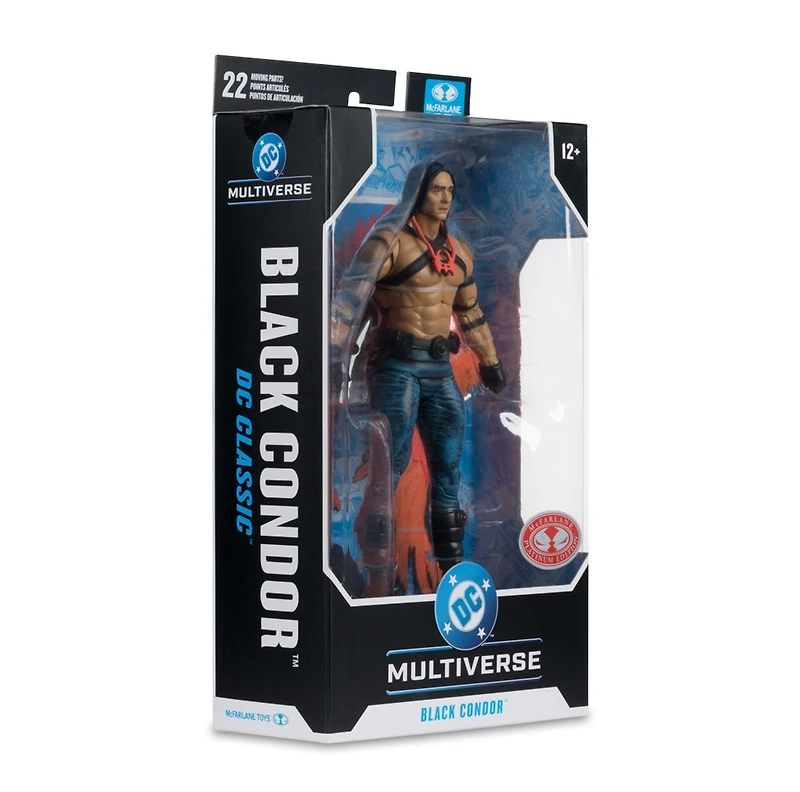 DC Multiverse Black Condor (DC Classic) 7-Inch Action Figure McFarlane Toys Red Platinum Edition
