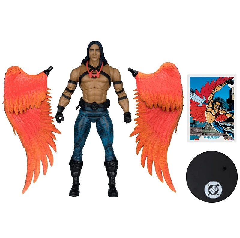 DC Multiverse Black Condor (DC Classic) 7-Inch Action Figure McFarlane Toys Red Platinum Edition
