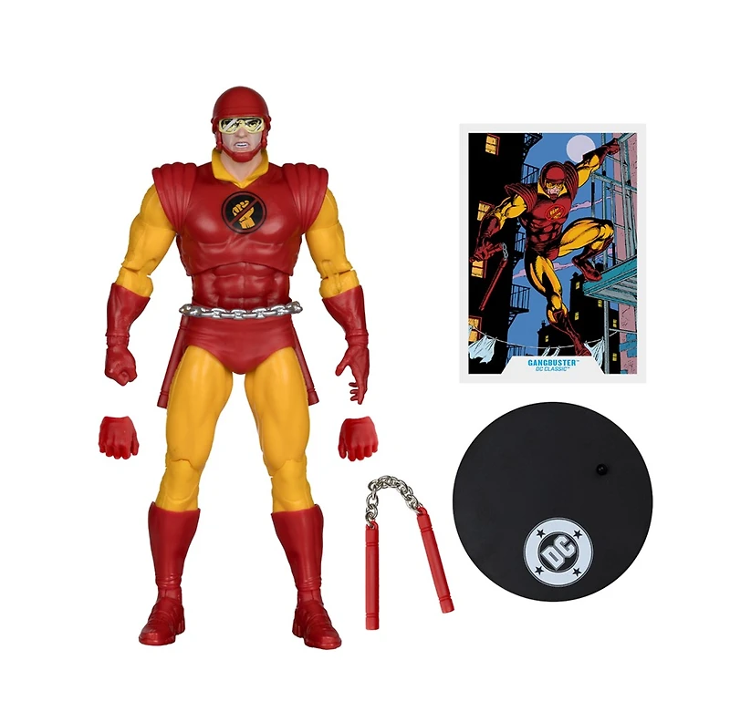 DC Multiverse Gangbuster (DC Classic) 7-Inch Action Figure McFarlane Toys Red Platinum Edition