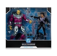 DC Multiverse Superman vs Mongul 2pk (Return of Superman) 7-Inch Action Figure and Mega Figure