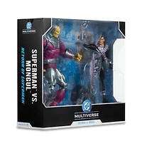 DC Multiverse Superman vs Mongul 2pk (Return of Superman) 7-Inch Action Figure and Mega Figure