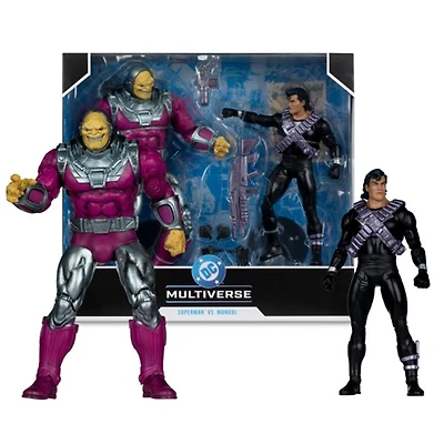 DC Multiverse Superman vs Mongul 2pk (Return of Superman) 7-Inch Action Figure and Mega Figure