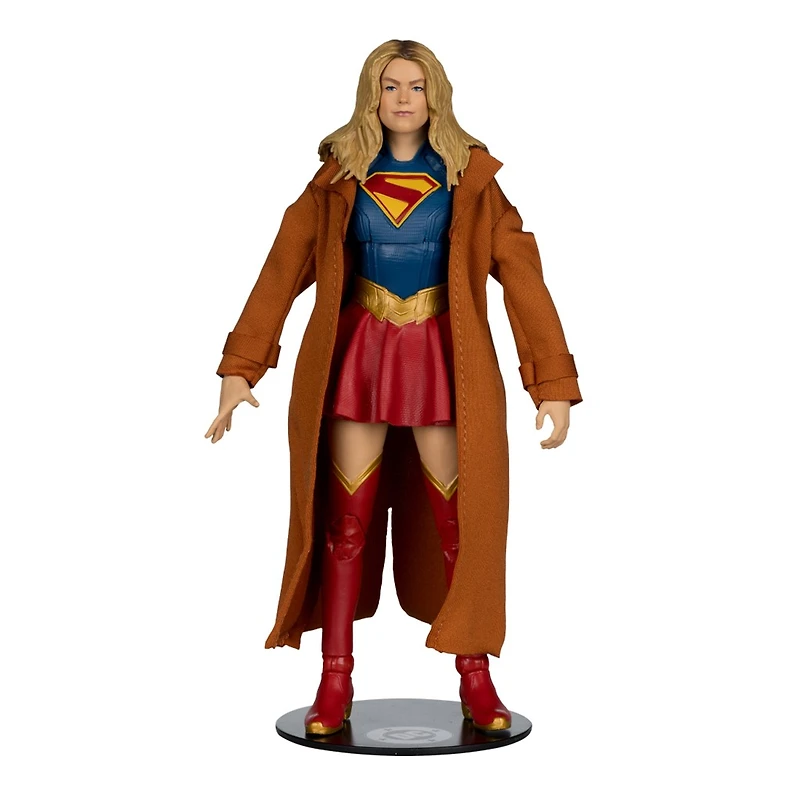 DC Multiverse Supergirl and Krypto (Supergirl Movie) 7-Inch Gold Label Action Figure (Deluxe Theatrical Edition)