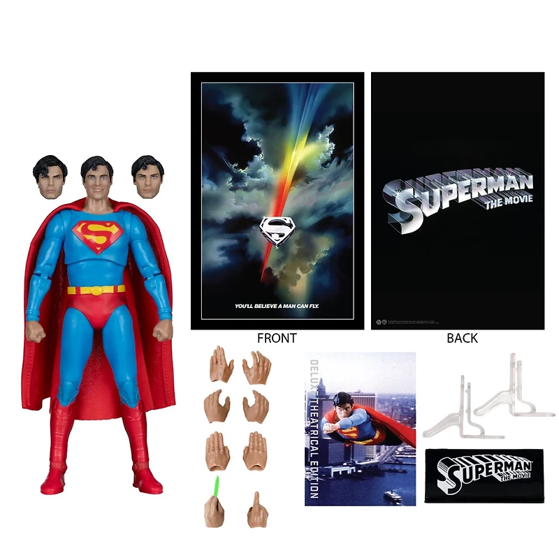 DC Multiverse Superman (Superman: The Movie 1978) 7-Inch Action Figure (Deluxe Theatrical Edition)