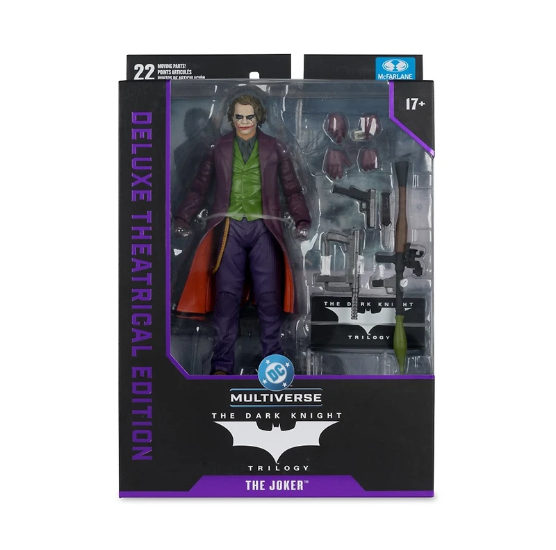 DC Multiverse The Joker (The Dark Knight) 7-Inch Action Figure (Deluxe Theatrical Edition)