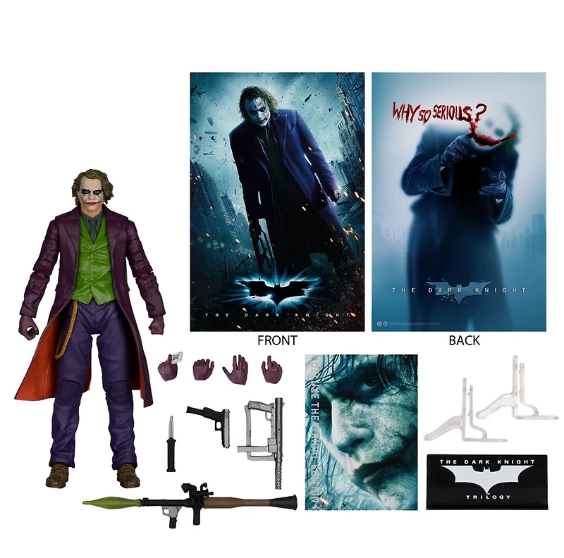 DC Multiverse The Joker (The Dark Knight) 7-Inch Action Figure (Deluxe Theatrical Edition)