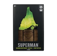 DC Direct Superman Glowing Kryptonite Display Replica Gold Label