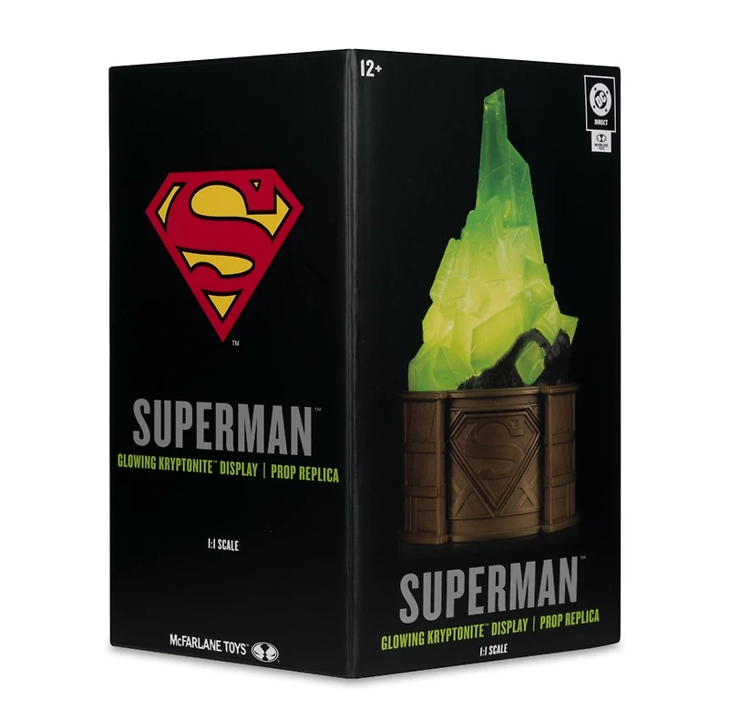 DC Direct Superman Glowing Kryptonite Display Replica Gold Label