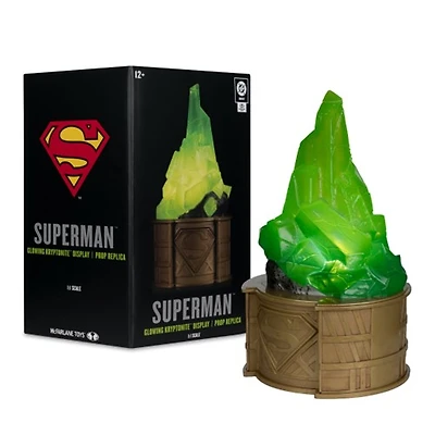 DC Direct Superman Glowing Kryptonite Display Replica Gold Label