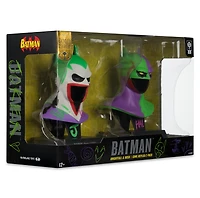 DC Direct Batman Knightfall and Hush (Jokerized) Gold Label 2 Pack 1:3 Scale Cowl Replicas