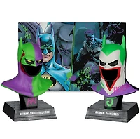 DC Direct Batman Knightfall and Hush (Jokerized) Gold Label 2 Pack 1:3 Scale Cowl Replicas