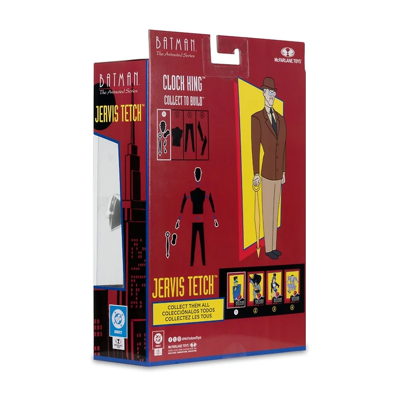 Batman: The Animated Series Jervis Tetch (Mad Hatter) 6-Inch Build-A Figure