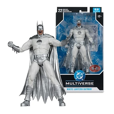 DC Multiverse White Lantern Batman (Brightest Day) 7-Inch Action Figure Red Platinum Edition