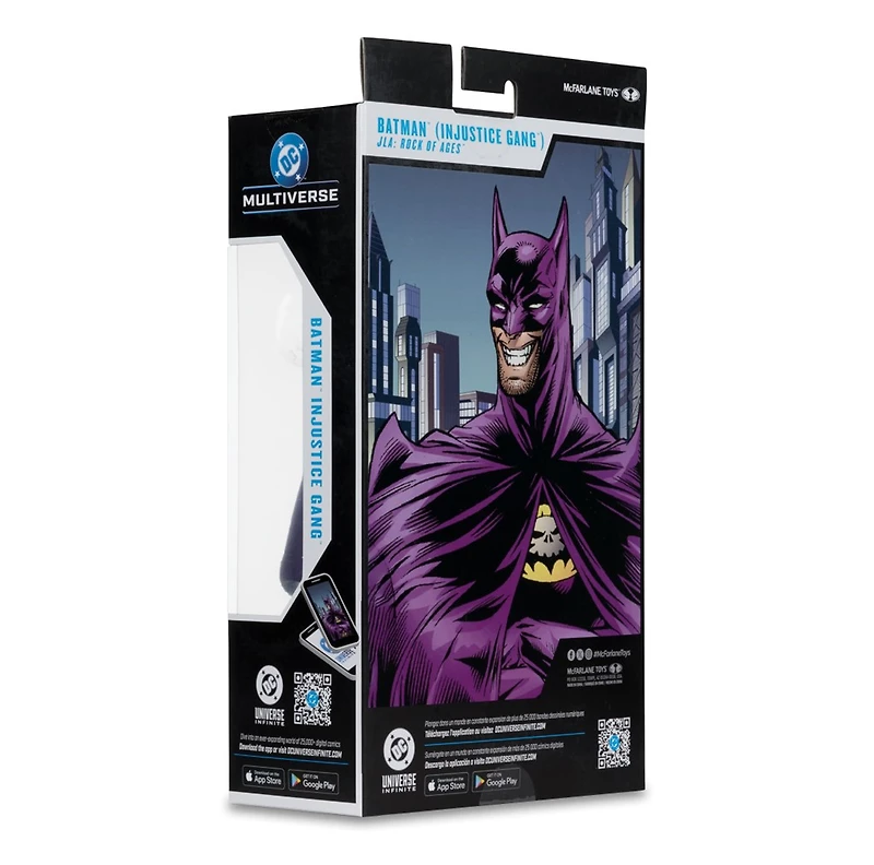 DC Multiverse Batman (Injustice Gang) (JLA: Rock of Ages) 7-Inch Action Figure Red Platinum Edition