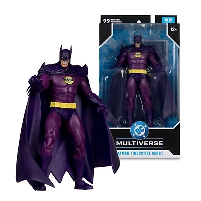 DC Multiverse Batman (Injustice Gang) (JLA: Rock of Ages) 7-Inch Action Figure Red Platinum Edition