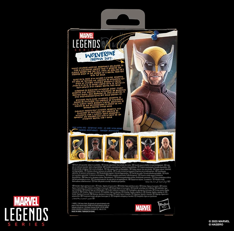 Marvel Legends Series Wolverine (Brown Suit)