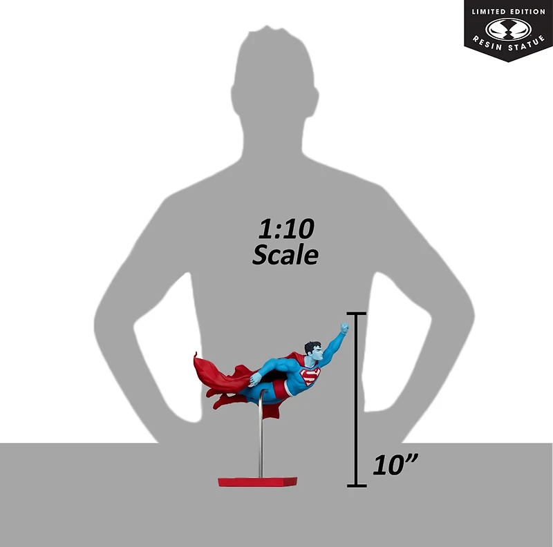 DC Direct Superman by Lee Bermejo (Superman Red and Blue) 1:10 Scale Resin Statue Limited Edition