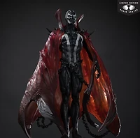 Spawn by Puppeteer Lee (Black White & Red All Over) 1:10 Scale Resin Statue Limited Edition