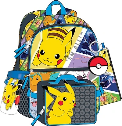 Ensemble de sac à dos 3 pièces Pokémon Pikachu