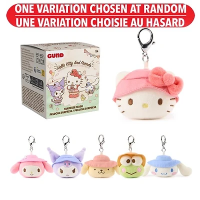 Porte-clés peluches surprise camping Sanrio Assortie – Une variation choisie au hasard
