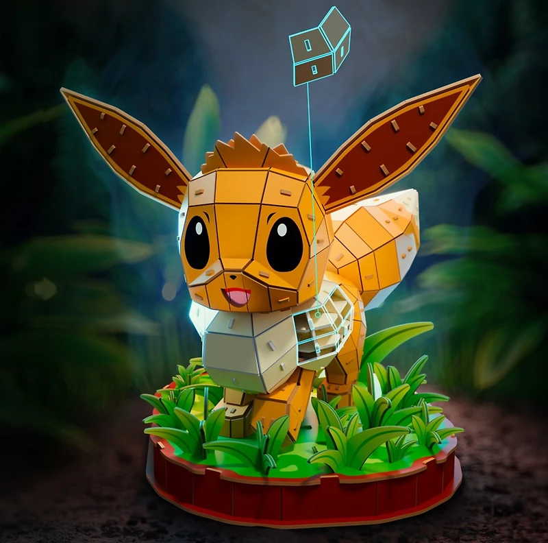 Pokemon Eevee 4D Puzzle Model Kit