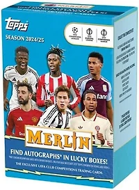 2024-25 Topps Merlin UEFA Club Competitions Blaster Box