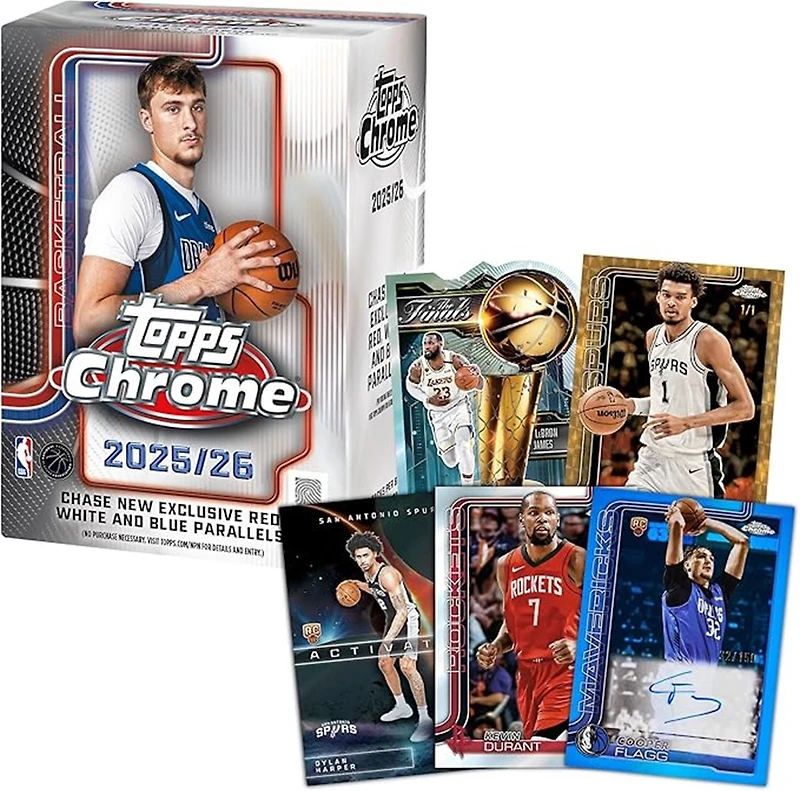 2025/26 Topps Chrome Basketball Value Box